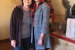 Sheryl Dow and Clarissa Nagy at Holiday Extravaganza December 1, 2021