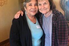 Amalia Rea and Sheryl Dow at Holiday Extravaganza December 1, 2021