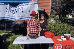 Erin Costa and Donna Denham at Orcutt Merchants Trick or Treat 10/27/21